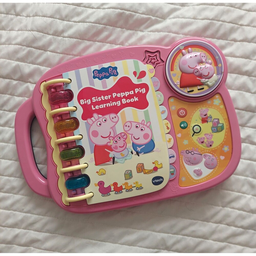 VTech Peppa Pig Big Sister Learning Book Electronic Learning System, Ages 2-5